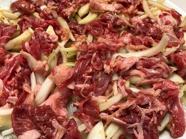 牛バラ焼き_赤のれん