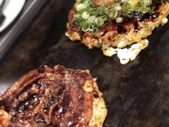 すじ焼きとミックス焼き_お好み焼 きじ 梅田スカイビル店