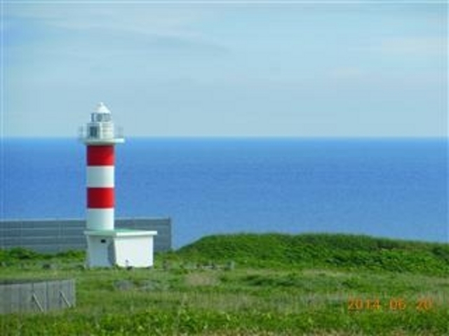 ロケ地に建っている灯台が見える。_北のカナリアパーク