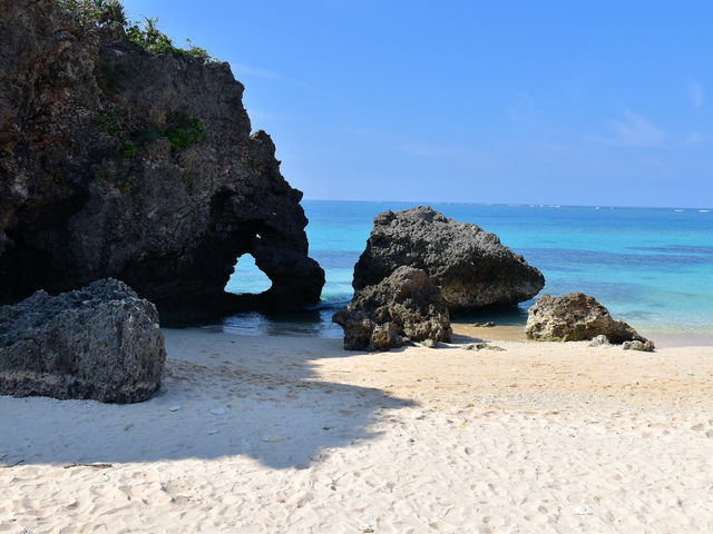 ハート岩_池間島