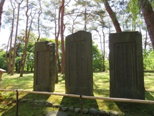 宗団体の教懐古歌碑_丹波亀山城跡