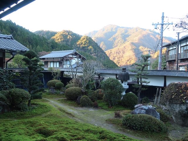 脇本陣奥谷の中庭_南木曽町博物館