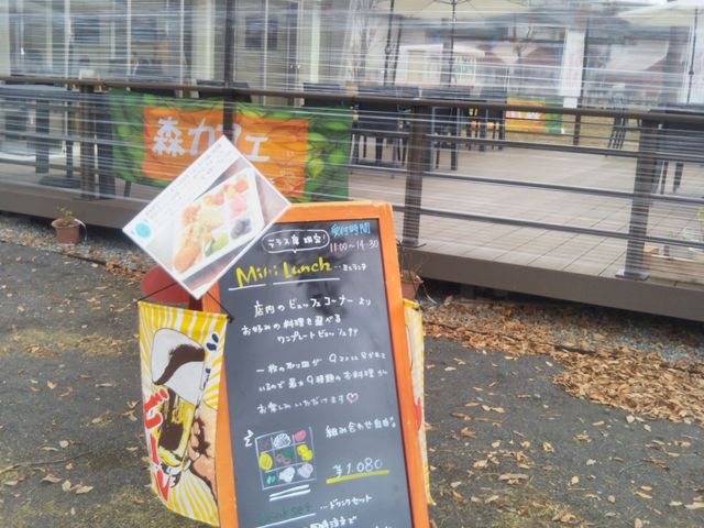 『森カフェ』。_ふじさん