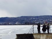 雷ちゃんさんの諏訪湖の御神渡りの投稿写真4