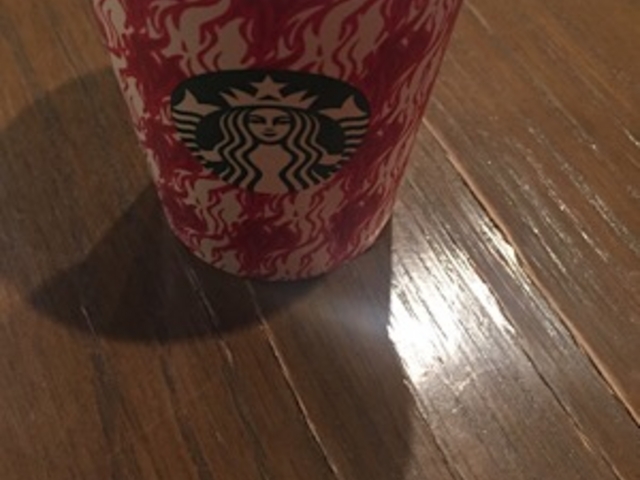 ラテです。_スターバックスコーヒー・表参道原宿店