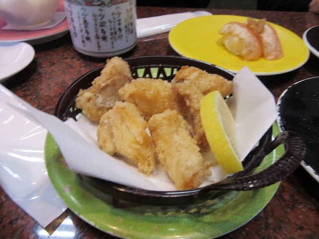 あんこうの唐揚げ_回転すしまるくに 河和田店