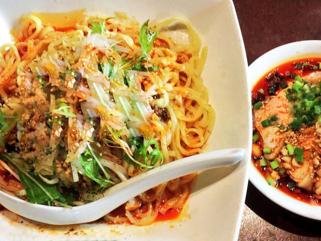 汁なし担々麺&よだれ鶏_陳家私菜 ちんかしさい 赤坂2号店