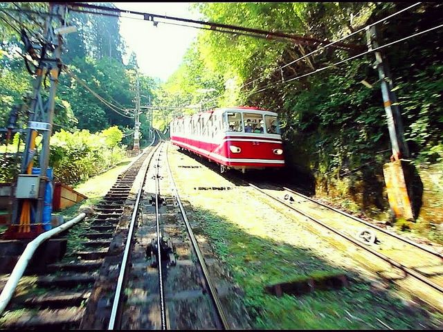 ケーブルカー_南海電鉄高野山駅