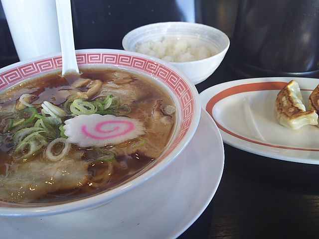 中華そばライスセット_幸楽苑高萩店