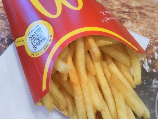 『マックフライポテト』。_マクドナルド(McDonald’s) 北砂アリオ店