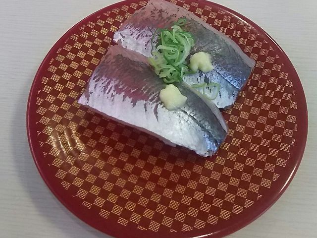 アジの握り_魚べい今市芹沼店