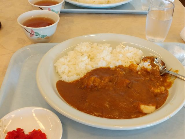 ホタテカレー最高!_レストラン風雪