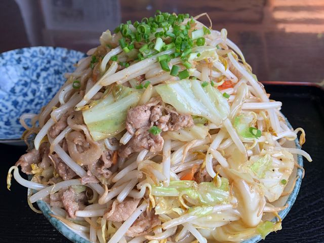 猪豚野菜そば_道の駅ゆいゆい国頭