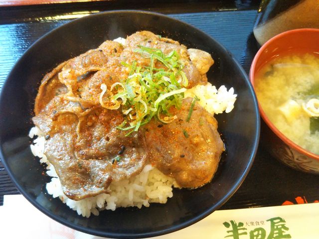 牛タン丼_大衆食堂 半田屋 仙台本町店