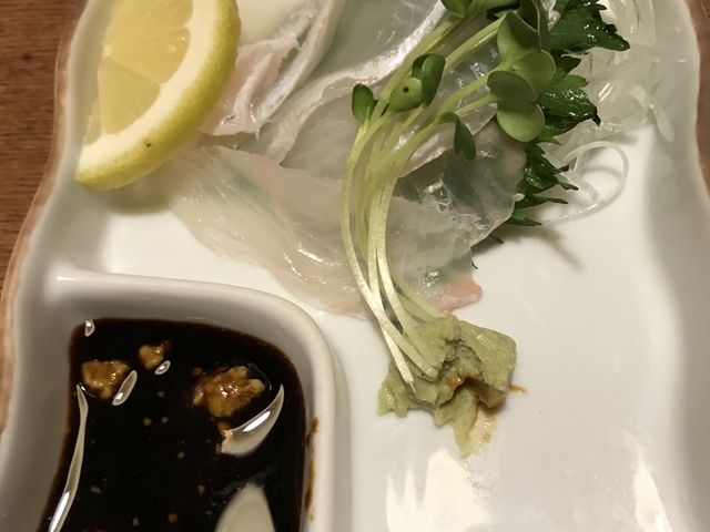 ひらめの造り_いろり