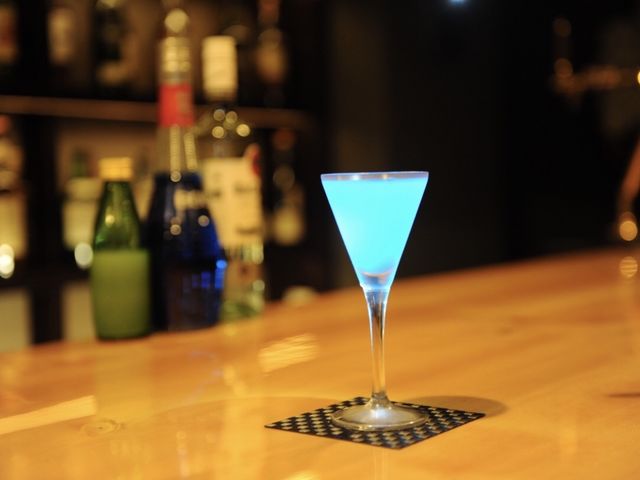 ラムベースのカクテル。スカイダイビングです。_Bar L'UCE