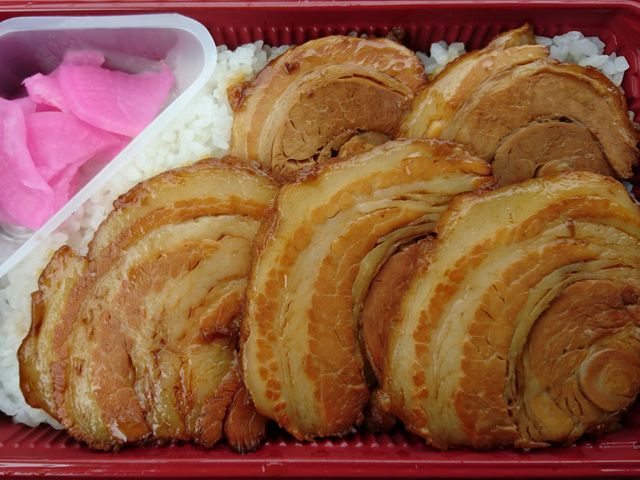 チャーシュー弁当_としまや弁当 新宿店