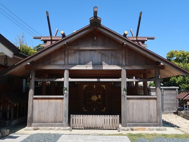 奈良時代に創建された、伊勢神宮ゆかりの神明神社_篠島