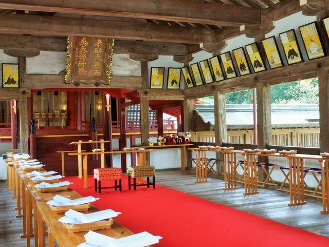 辺津宮の本殿・拝殿_宗像大社(辺津宮)