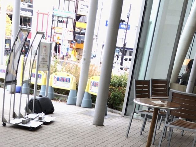 テラス席_エクセルシオール カフェ 大岡山駅前店(EXCESIOR CAFEE)