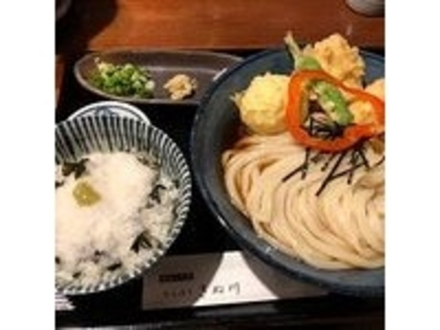 ぶっかけととろろご飯_饂飩 きぬ川