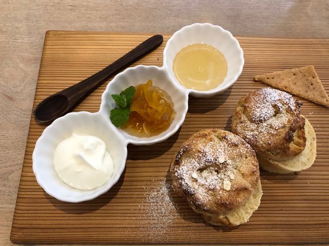 スコーンは、しっとりした食感_Cafe wakaya