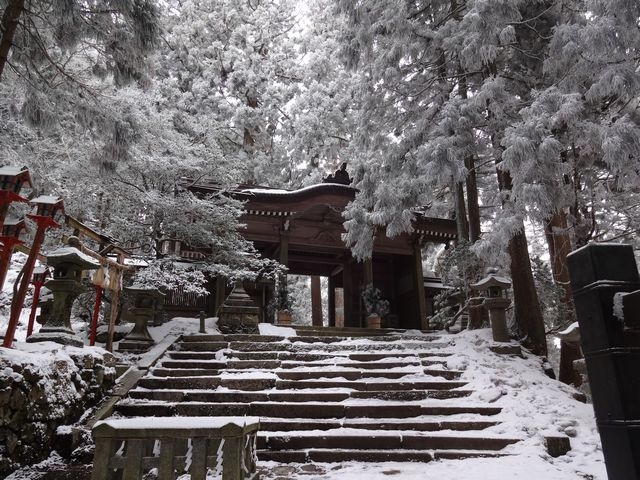 雪景色_愛宕神社