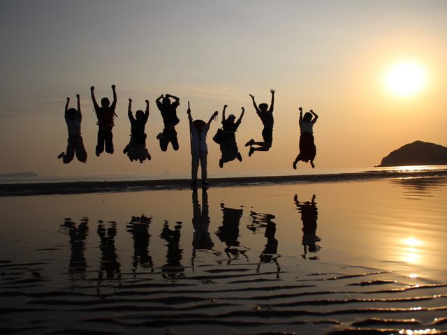風で鏡にならず残念_父母ヶ浜