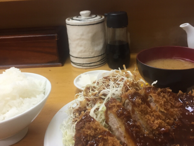 ロースカツ大です。_山家