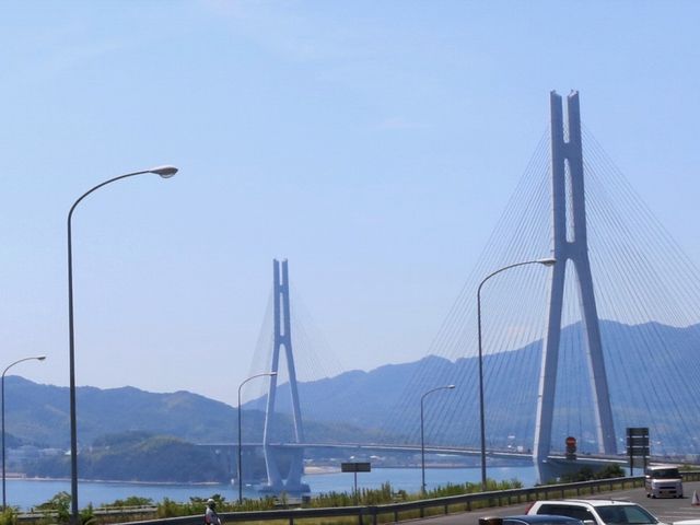 瀬戸田PAから見た多々羅大橋。_瀬戸田パーキングエリア(上り線)