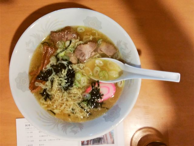 鹿肉ラーメン_丸木舟