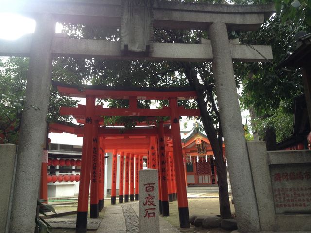 鳥居のトンネルで気が引き締まる_豊栄稲荷神社