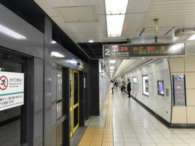 ホームドアあり_東京メトロ南北線線 白金台駅