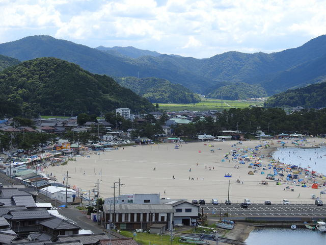 安土山からの若狭和田ビーチ_若狭和田ビーチ