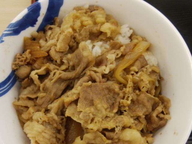 牛めし(大盛)・430円_松屋 静岡八幡店