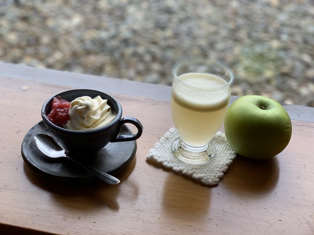 リンゴそれぞれの味が美味しいです。_いいづなアップルミュージアム