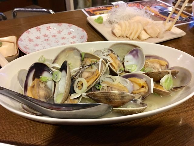 大あさりの酒蒸し_酔楽まる太