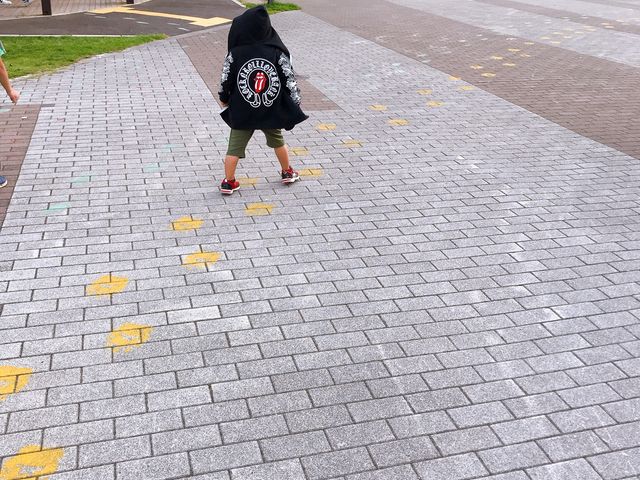 くまさんのあしあと(*^^*)_噴火湾パノラマパーク