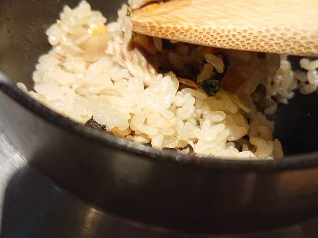 お米一粒一粒が立ってた釜飯_ぎん庵