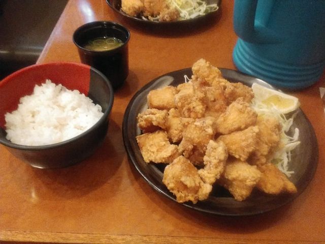 テンカラ定食。ボリューム満点。_煌楽