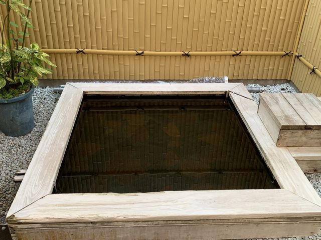 露天風呂です_木蓮