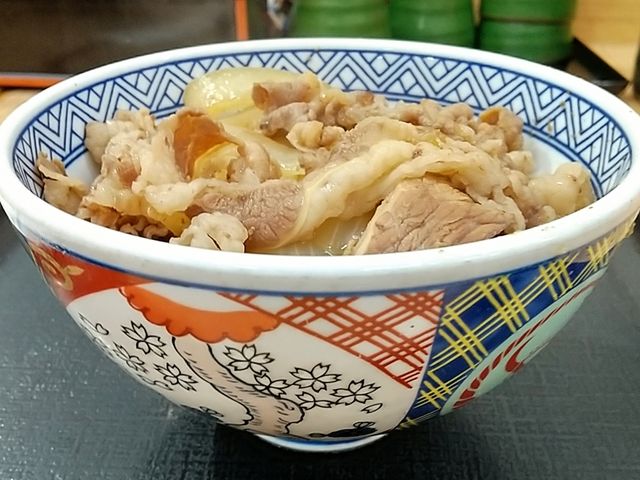 全国共通のB級グルメ。牛丼て美味しいですよねー!_吉野家環状通美園店