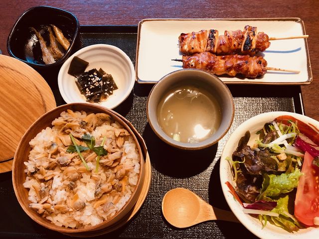 あさりわっぱランチ_葉山 鳥ぎん
