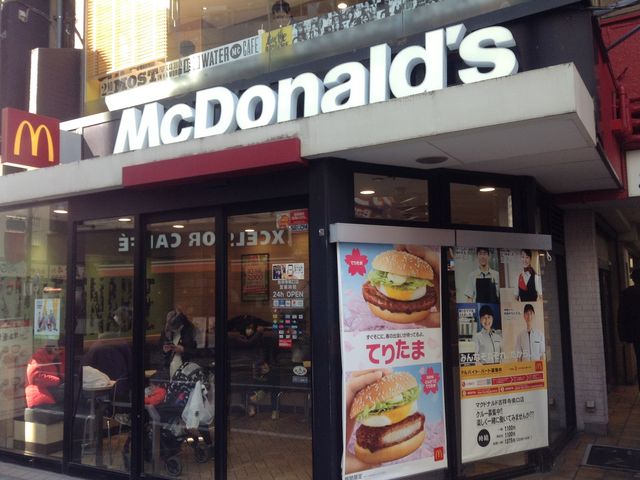 2階が穴場_マクドナルド吉祥寺南口店