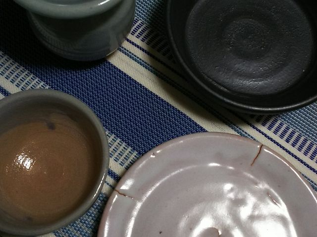 届いた作品(4点)です。_陶芸HAZUKI 河口湖店