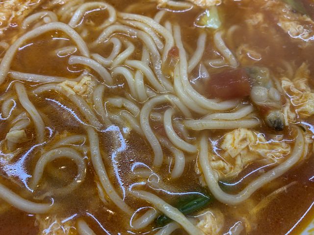 わりとパスタ寄りの麺_馬鹿旨
