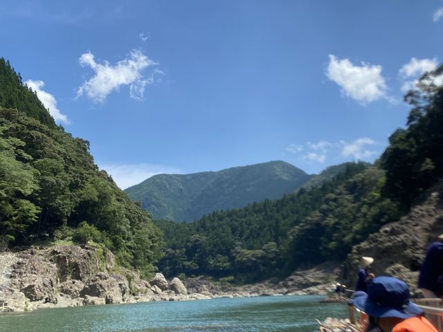 いいお天気で冷たい川で気持ちよかったです_瀞峡