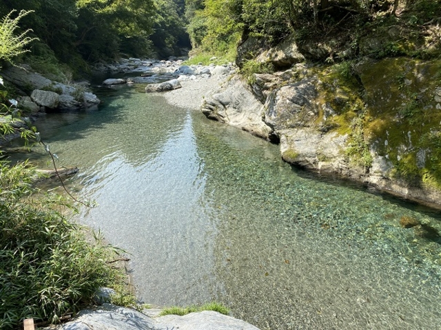 行川で川遊び_ふれあいの里なめかわ