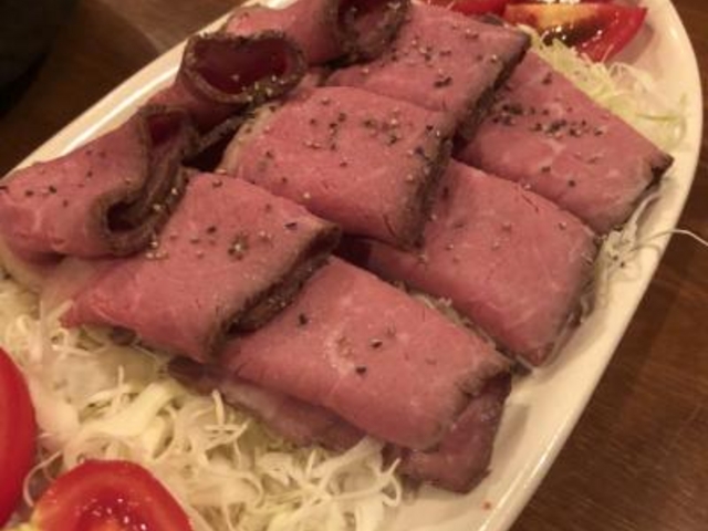 ローストビーフ_居酒屋 ふなき