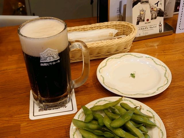 生ビールハーフ&ハーフ
枝豆_函館ビヤホール